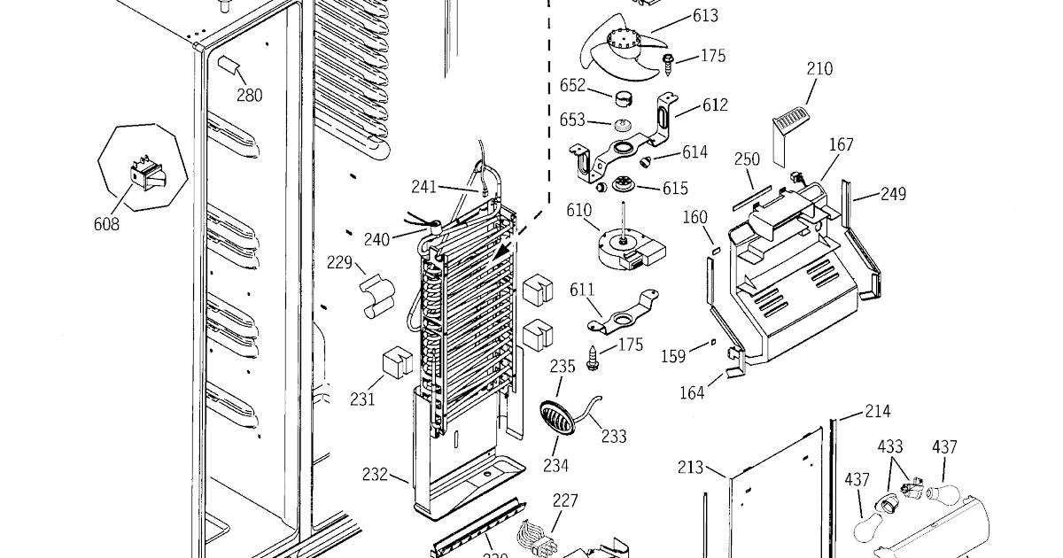 Ge Monogram Ice Maker Parts Diagram Hanenhuusholli