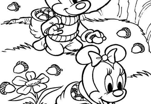 Fall Coloring Pages Disney Coloring Pages For Kids - Coloring Pages