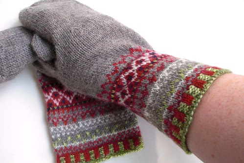 finished Meida's mittens