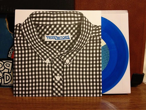 Tranzmitors - Concrete Depression 7" - Blue Vinyl (/150) by Tim PopKid