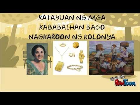 Katayuan Ng Mga Kababaihan Sa Pilipinas