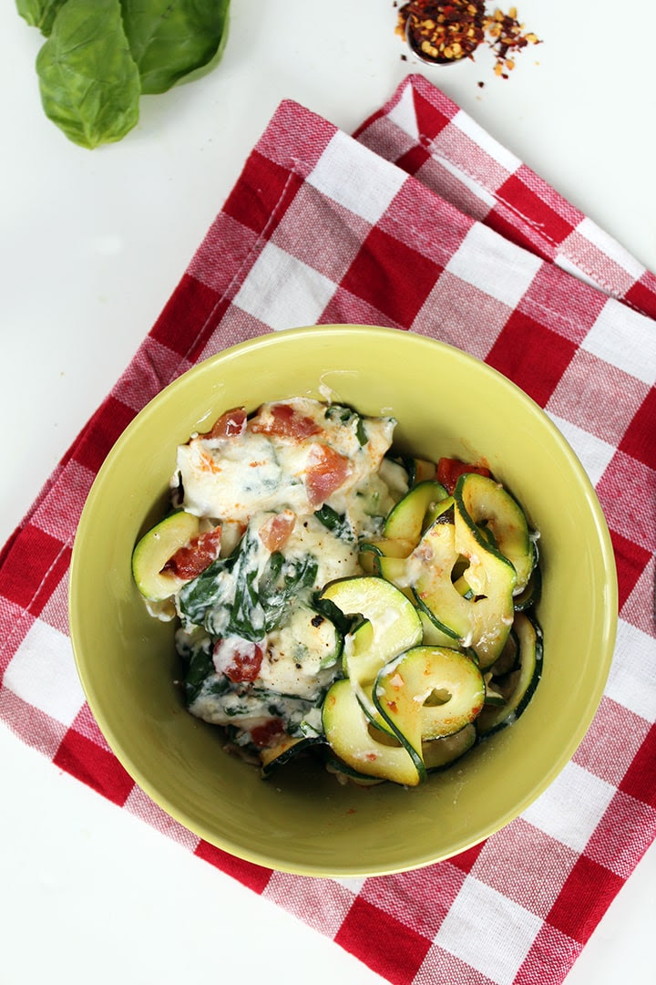 Inspiralized: Deconstructed Manicotti Skillet with Zucchini Noodles Inspiralized: Deconstructed Manicotti Skillet with Zucchini Noodles