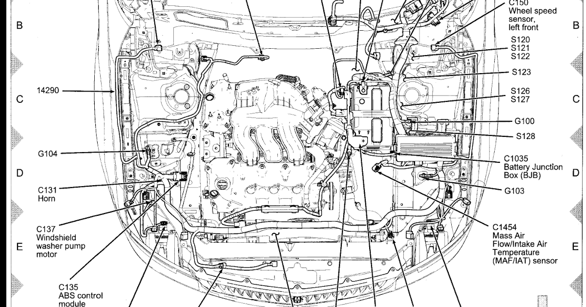 2005 Ford Focus Engine Parts Diagram