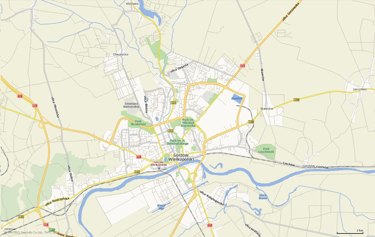 Gorzów Wielkopolski Mapa | Mapa