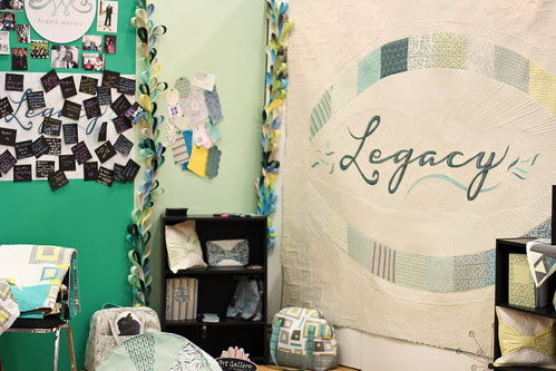 Quilt Market - Angela Walters' Booth by Jeni Baker