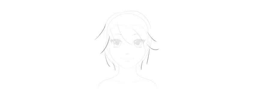 Gambar Sketsa Anime Cowok Cool Contoh Sketsa Gambar