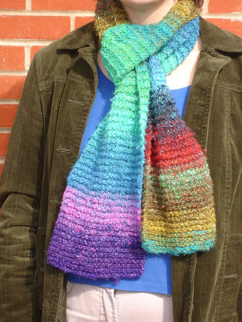 The start of it all! Noro Iro scarf