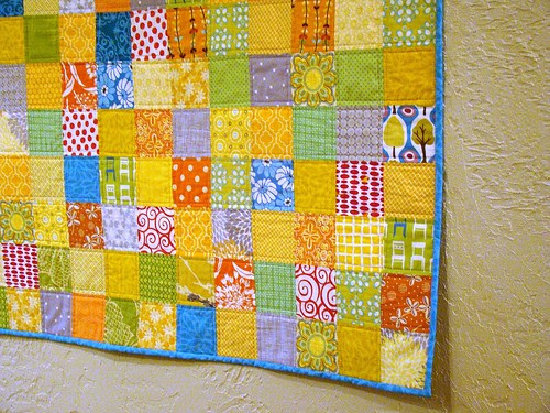 Citrus Berry Punch baby quilt