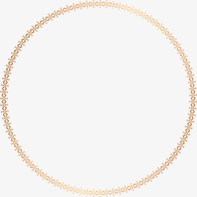 Uniqso اطار ذهبي دائري