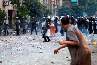 Egyptian clash with security forces in Cairo on June 29, 2011. Youth are demanding justice for those wrongfully killed and imprisoned by the military regime. Despite a change of government, the regime is still a client of US imperialism. by Pan-African News Wire File Photos