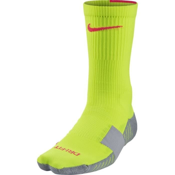 Image de Jaune Chaussette De Foot Nike Jaune Fluo