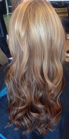 Semir Rambut Diluar Didalam Beda Warna - 42 Perpaduan Warna Cat Rambut