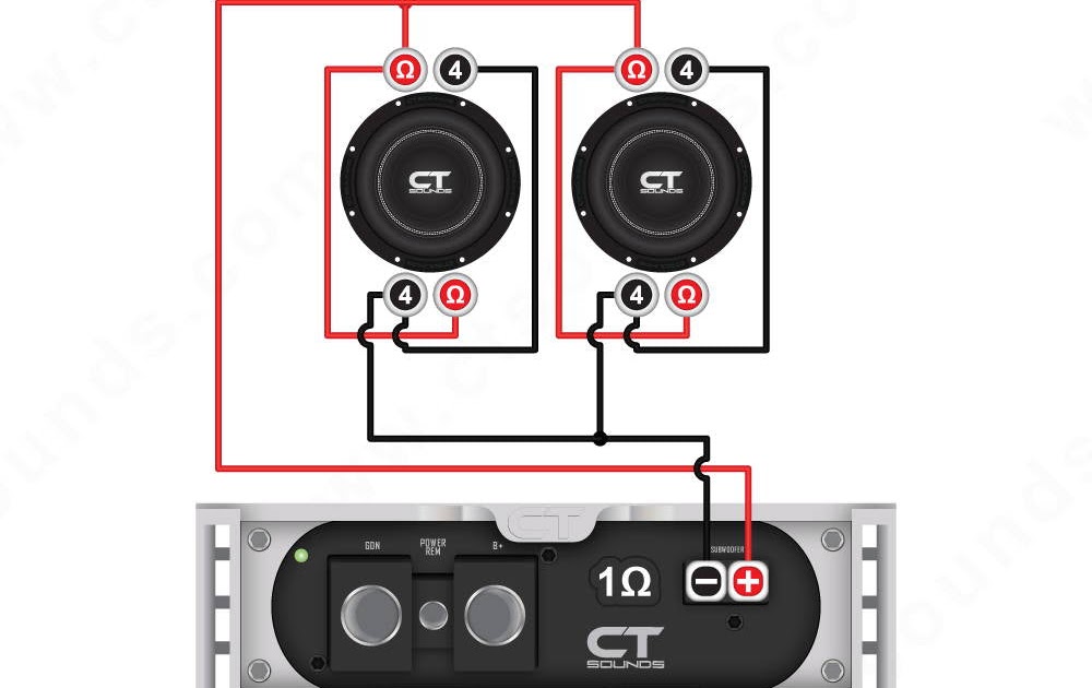 Sub Wiring Guide : Dual 2 Ohm Sub Wiring Diagram Dual Voice Coil