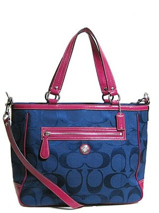 Blue Handbags: Pink And Blue Coach Handbags