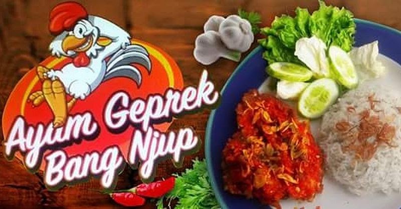 Spanduk Ayam Geprek Unik