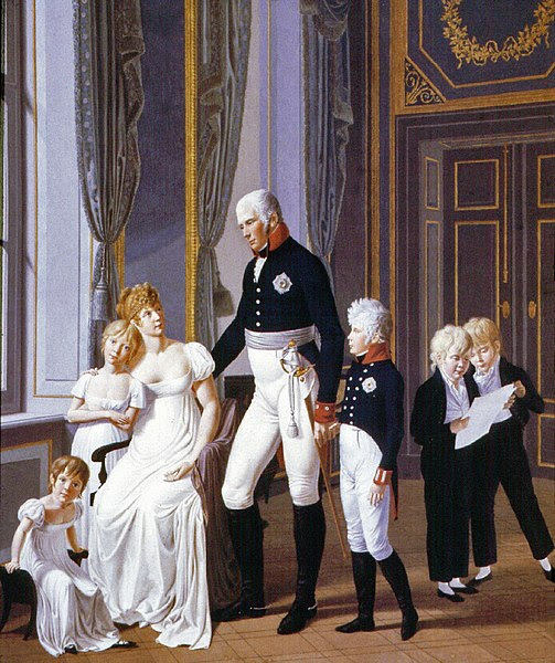 Painting of Friedrich Wilhelm III and his Family by Heinrich Anton Dähling, 1806