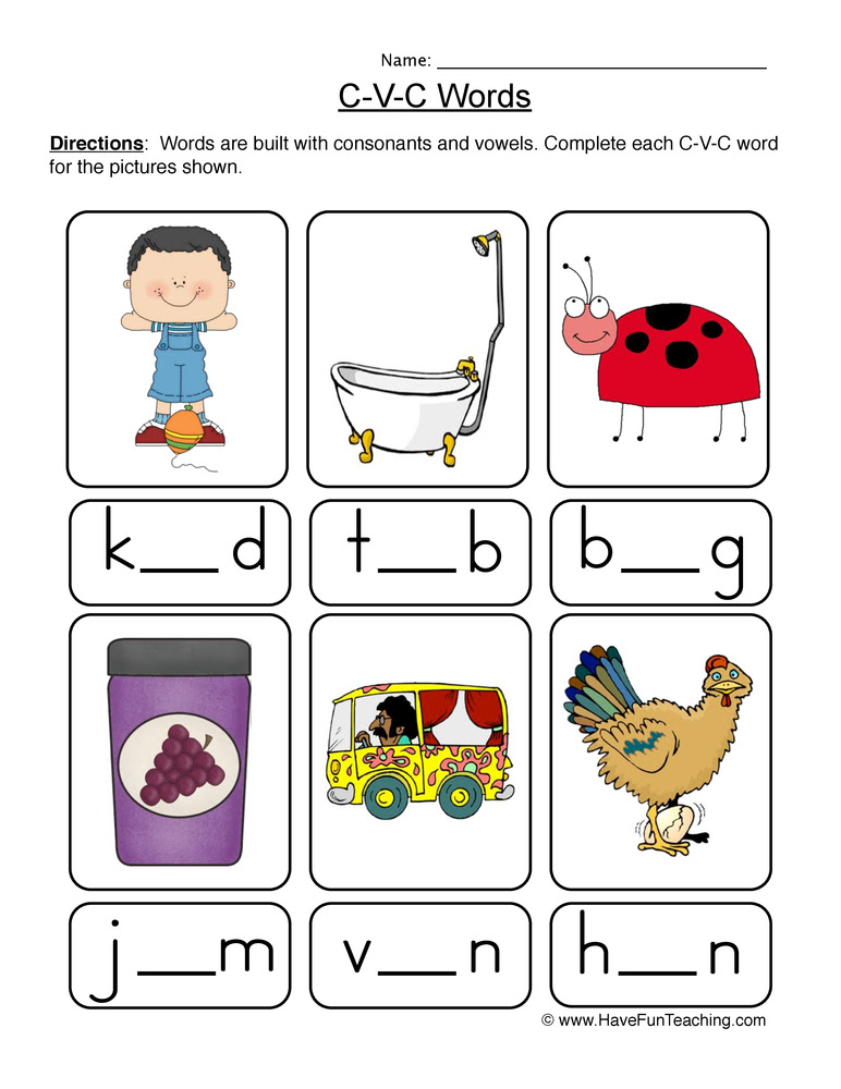 cvc-kindergarten-worksheets