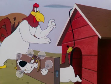 Old Rooster Cartoon Character