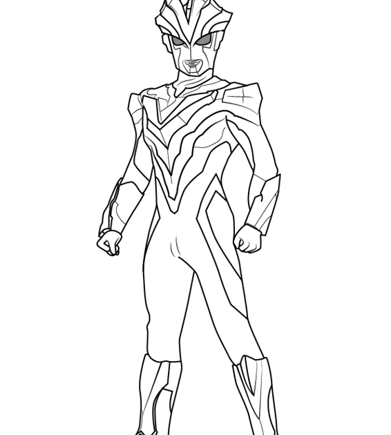 Mewarnai Gambar Ultraman Victory Serba Serbi Gambar
