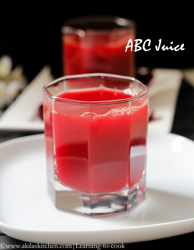 Apple Beetroot Carrot juice ABC juice