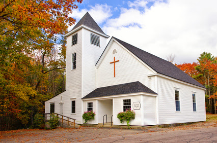 White country church