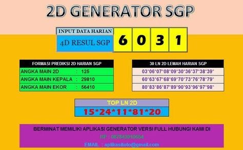 Data Sgp 4d Harian - Daniel Pdf