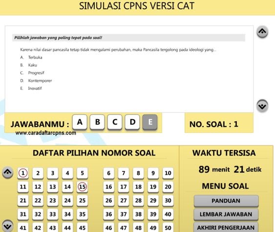 Download Download Soal Dan Kunci Jawaban Tes Cpns 2017 Pics