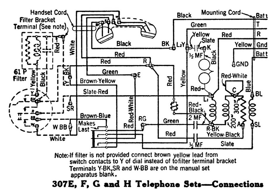 Wiring Diagram Vintage Bell Telephone - Wiring Diagram Schemas