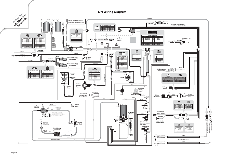 Chair Lift Wiring Schematic