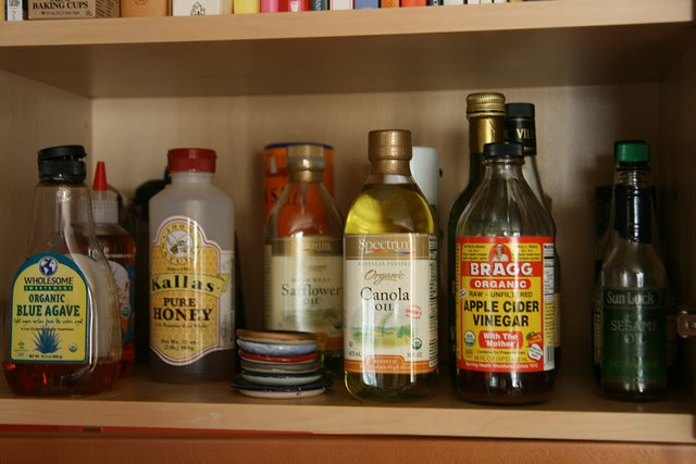 organized cupboard