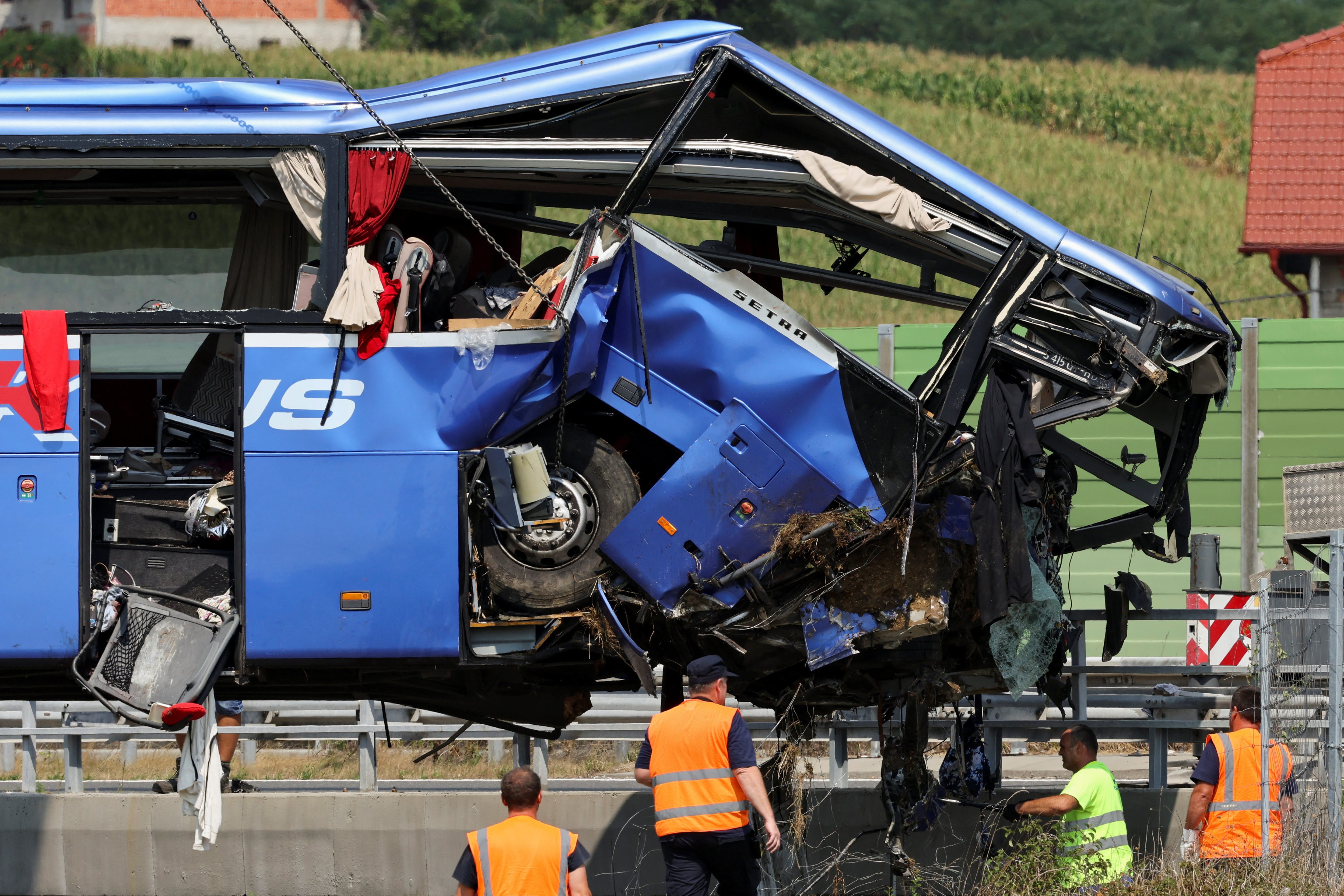 Bus crash in Croatia leaves 12 Polish pilgrims dead, 32 injured