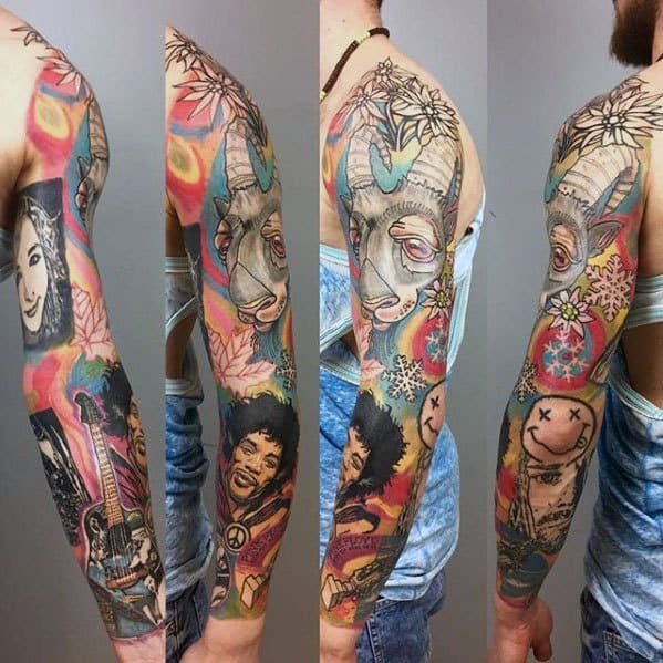 Rock Band Tattoo Designs Rose Tatoo