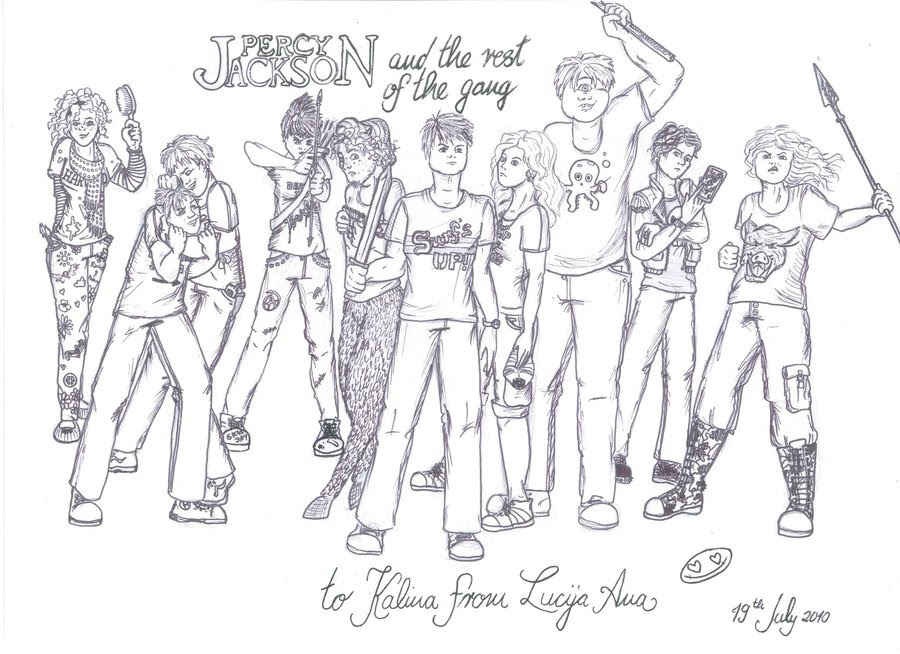Featured image of post Easy Percy Jackson Coloring Pages How to draw percy jackson