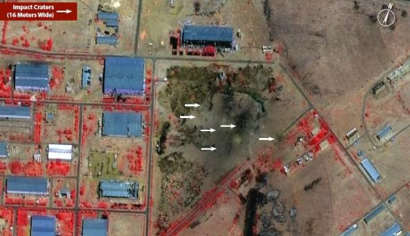 Yarmouk le cratere de 16 metres de diametre Khartoum Soudan