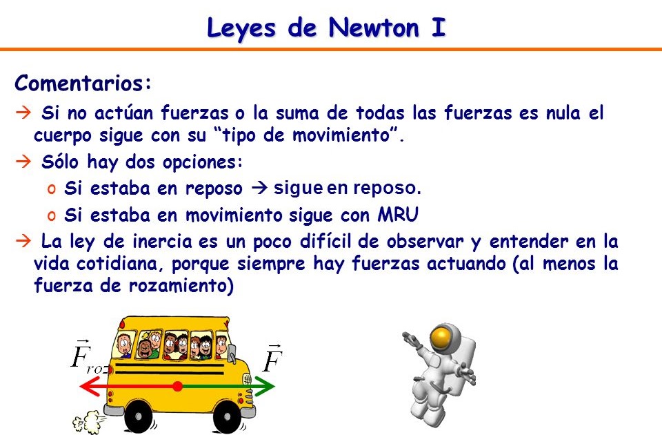3 Ejemplos De Cada Ley De Newton Colección De Ejemplo