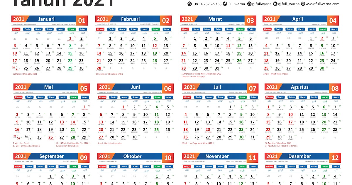 Kalender 2021 Gratis Download / Jaarkalender Kalender 2021 ...