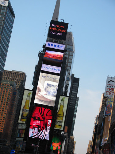 The Novelist Times Square by Tina Howard