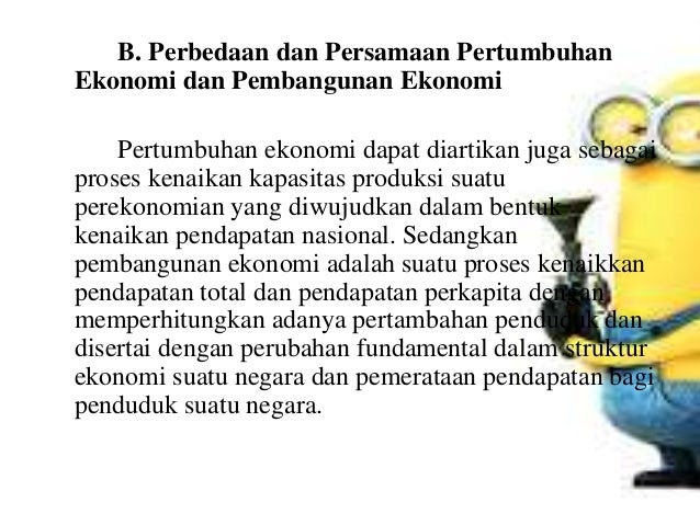 Sebutkan 5 Perbedaan Pembangunan Ekonomi Dan Pertumbuhan Ekonomi Sebutkan Mendetail