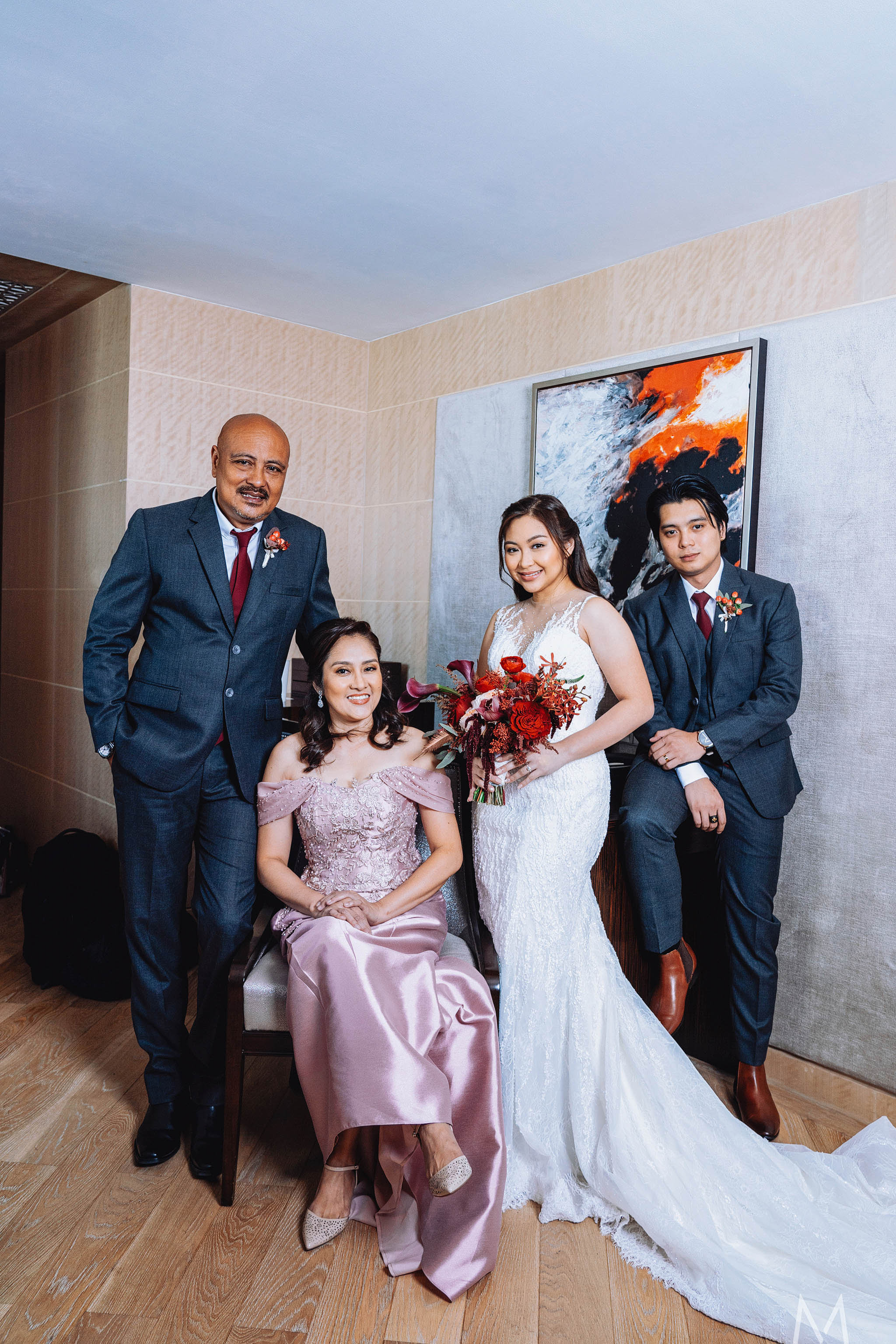 what to wear in a wedding as principal sponsor
