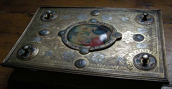 Back cover of the evangeliary of Malecz (Kalocsa)