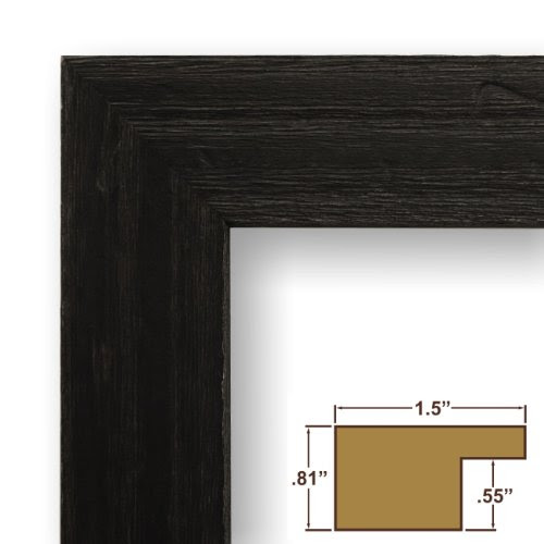 20x30 Black rustic barn wood 1.5
