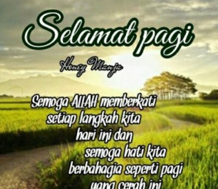 Kata2 Mutiara Selamat Pagi Islami Gambar Dan Kata Kata Selamat Pagi