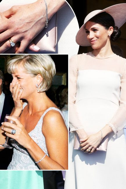 Meghan Markle diamond bracelet: The Duchess of Sussex appears to wear £ ...