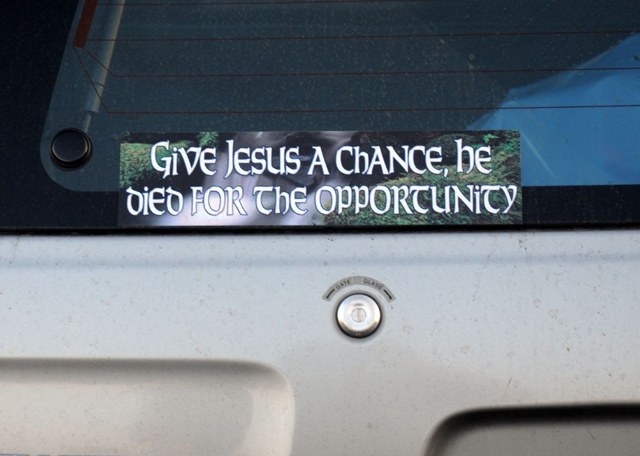 Give Jesus a chance