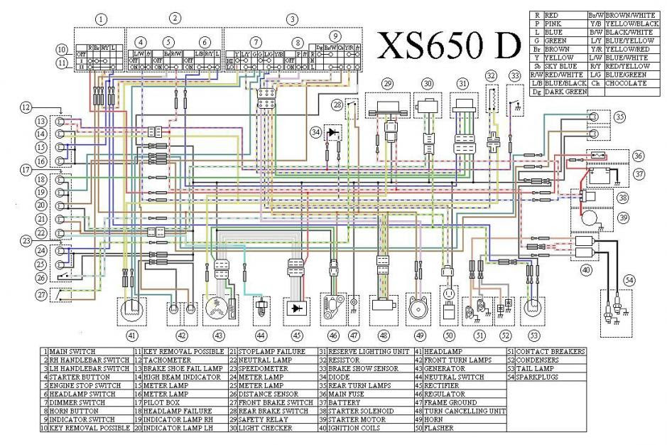 79 Xs650 Wiring Diagram - Wiring Diagram Networks