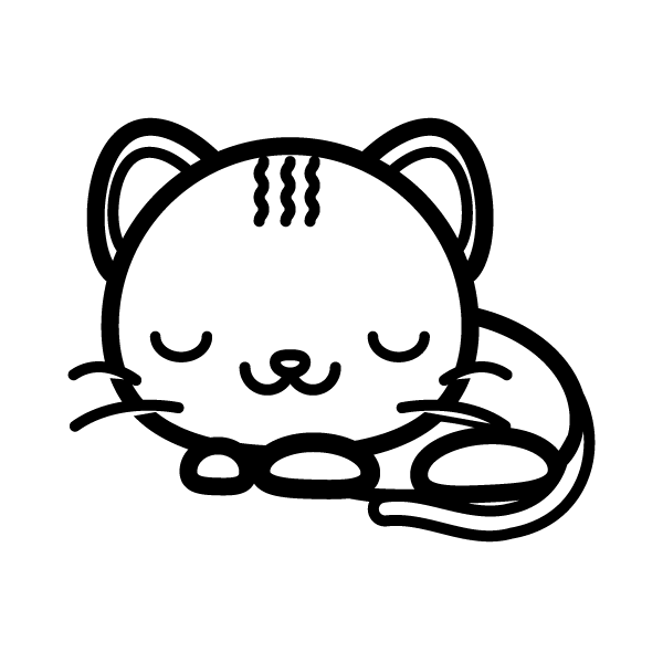 無料印刷可能かわいい 猫 イラスト 白黒 ディズニー画像のすべて