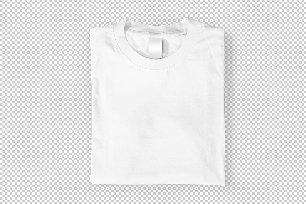 t shirt folded mockup