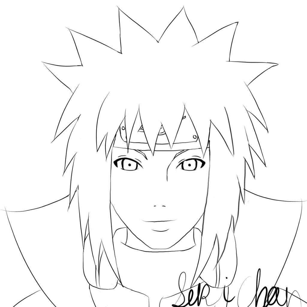 Minato Para Colorir - Imagens para colorir imprimíveis para todos