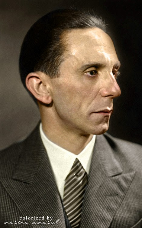 Joseph Goebbels was a German politician and Reich Minister of Propaganda in Nazi Germany from 1933 to 1945