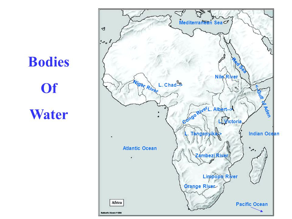 Bodies Of Water In Africa Map - Oconto County Plat Map